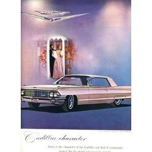  1962 Cadillac Coupe de Ville Magazine Ad Cartier Jewels 