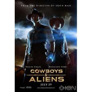  Cowboys And Aliens Mini Movie Master Print 11Inx17In