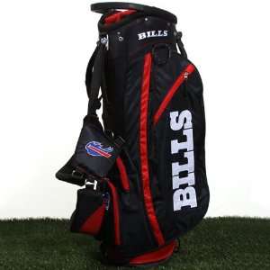   Buffalo Bills Navy Blue Red Fairway Stand Golf Bag