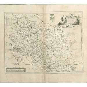  Antique Map of Poland, 1636