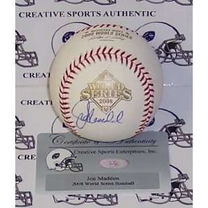  Joe Madden   Autographed Official Rawlings MLB League 