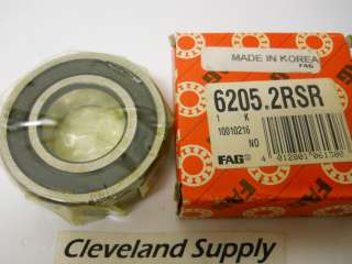 FAG 6205.2RSR SEALED BALL BEARING 25 X 52 X 15MM NEW CONDITION IN BOX 