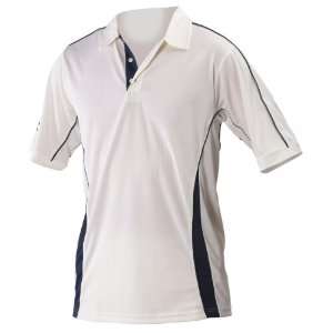  Players Cricket Shirt Medium Navy Trim