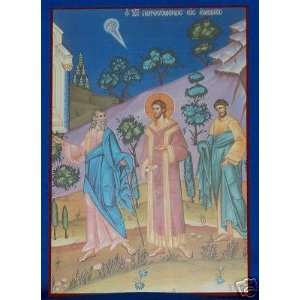  ROAD TO EMMAUS   wood icon 