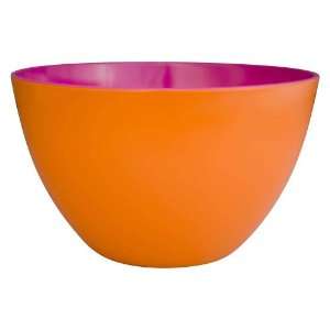  Zak Designs Magenta and Orange 11 Inch Large Serving Bowl 
