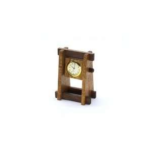  Hawaiian Wood Clock   Small