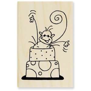  Surprise Cake   Rubber Stamps: Arts, Crafts & Sewing
