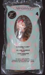 2007 Madame Alexander Doll COWARDLY LION McDonalds Happy Meal Toy #4 