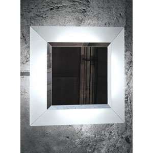   Modern Wall Mounted Mirror With Light by Nanda Vigo