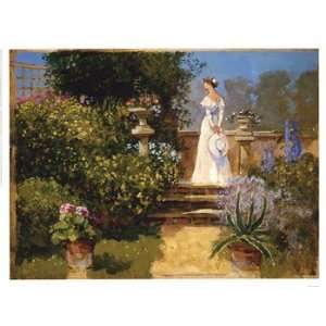  Secluded Garden   Poster by John Haskins (17 x 13)