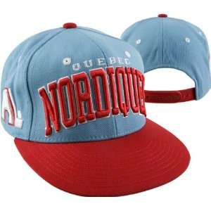   Quebec Nordiques Light Blue Super Star Snapback Hat