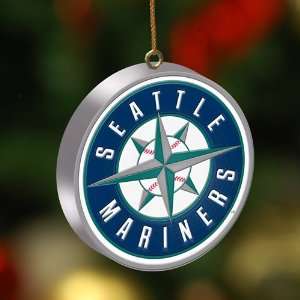  Pack of 4 MLB Seattle Mariners 3 D Christmas Ornaments 