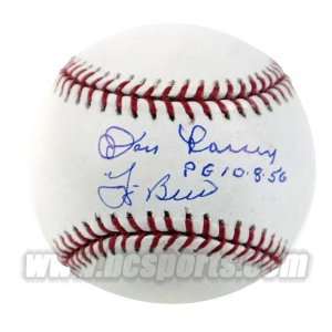 Yogi Berra & Don Larsen New York Yankees Dual Autographed MLB Baseball 