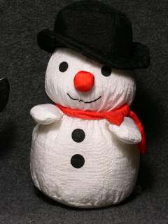 Adorable Holiday Decorations Parachute Snowman Penguin  
