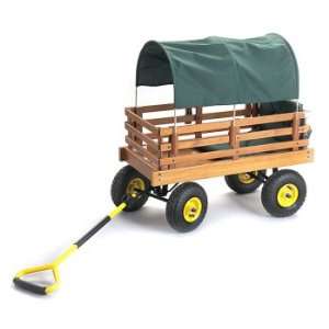  Deluxe Wooden Covered Wagon: Home & Kitchen