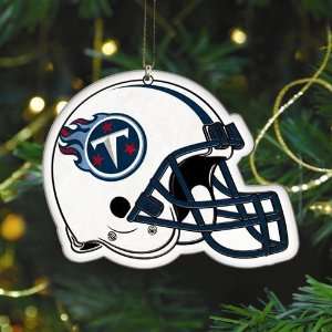  Tennessee Titans   Art Glass Helmet Ornament Sports 