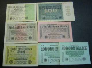 Lot of German Inflations  and Emergency currency notes  