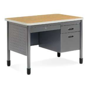  42 Single Pedestal Steel Desk IFA626