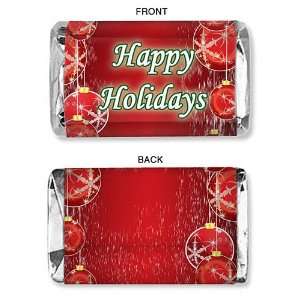  Traditional Ornaments Personalized Mini Candy Bar Wrapper 