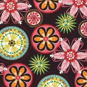  Carnival Bloom Brown by Michael Miller Fabrics Arts 