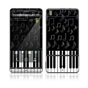   Piano Protector Skin Decal Sticker for Motorola Droid X Cell Phone