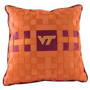  Virginia Tech Hokies Square Pillow