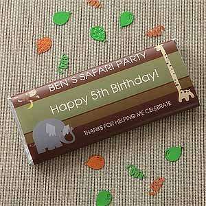  Personalized Birthday Party Chocolate Bar Wrappers 