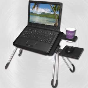    Laptop Buddy™  Portable Laptop Table   Black Electronics