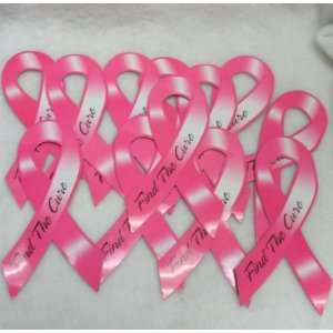   Lot Of 12 Breast Cancer Awareness Ribbon Car Magnets: Home & Kitchen