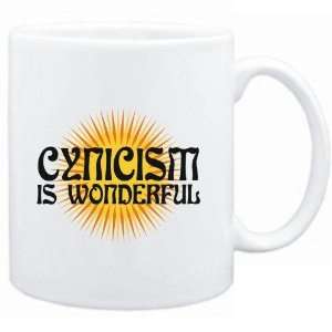  Mug White  Cynicism is wonderful  Hobbies Sports 