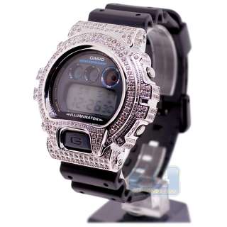Casio G Shock 925 Sterling Silver 6.00 ct Diamond Watch  