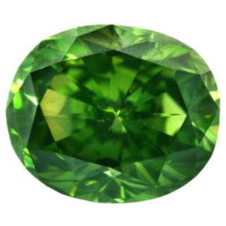51 ctw PINE GREEN COLOR OVAL CUT LOOSE DIAMOND  