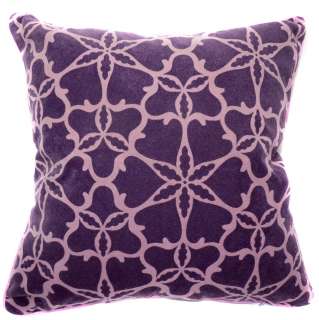   Purple Snowflake Velvet Cushion/Pillow/Throw Cover*Custom Size  
