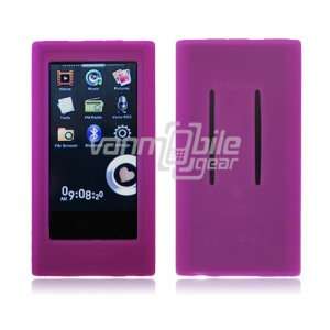 Magenta Purple Soft Silicone Gel Rubber Skin Case Cover for Samsung P3 