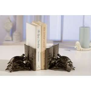  Iron Turtle Family Bookends Set