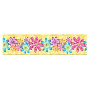  Sanitas Flirty Flowers Wallpaper Border FB075401B