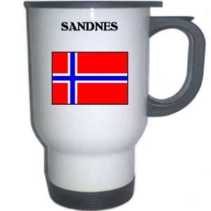  Norway   SANDNES White Stainless Steel Mug Everything 