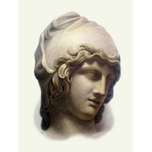 Marble Bust   Pl.XVII Etching Agar, John Samuel J S Classical Design 