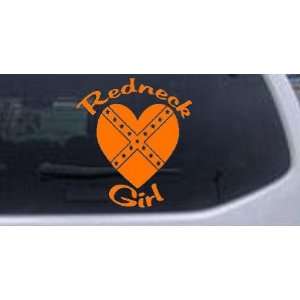 Redneck Girl Rebel Heart Country Car Window Wall Laptop Decal Sticker 
