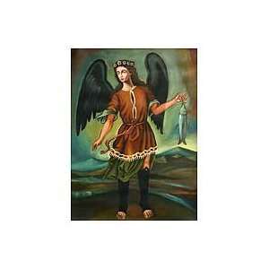 NOVICA Religious and Spiritual Painting   Archangel 