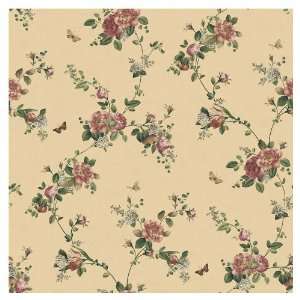  allen + roth Jewel Tone Floral Trail Wallpaper LW1340545 
