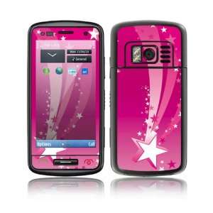 Nokia C6 01 Decal Skin Sticker   Pink Stars
