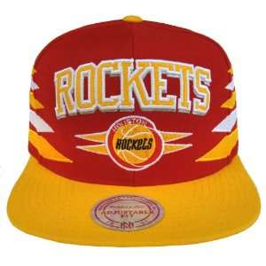   Rockets Mitchell & Ness Snapback Cap Hat Arrows 