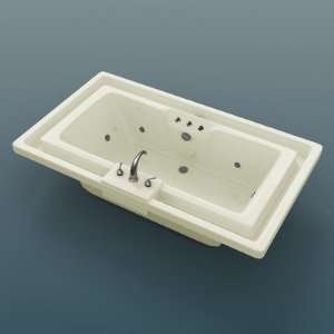 : Barbados 46 x 78 x 23 Endless Flow Whirlpool Jetted Bathtub Color 