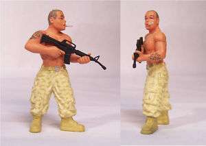 Locsters 7 DESERT DAWG SOLDIER Homies RARE HAND PAINTED  