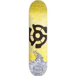  Stereo Walls 45 Deck 7.75 Yellow Skateboard Decks: Sports 