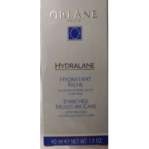 Orlane Paris Hydralane Enriced Moisture Hydro active 1.3 Oz 40 Ml