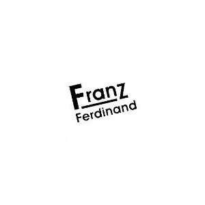 FRANZ FERDINARD 13 BAND LOGO WHITE VINYL DECAL STICKER 