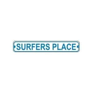 Surfers Place Novelty Metal Street Sign