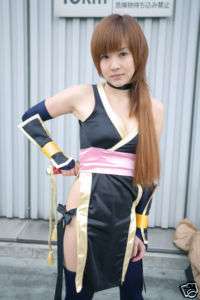 Dead or Alive Cosplay Kasumi Black Costume Any Size  